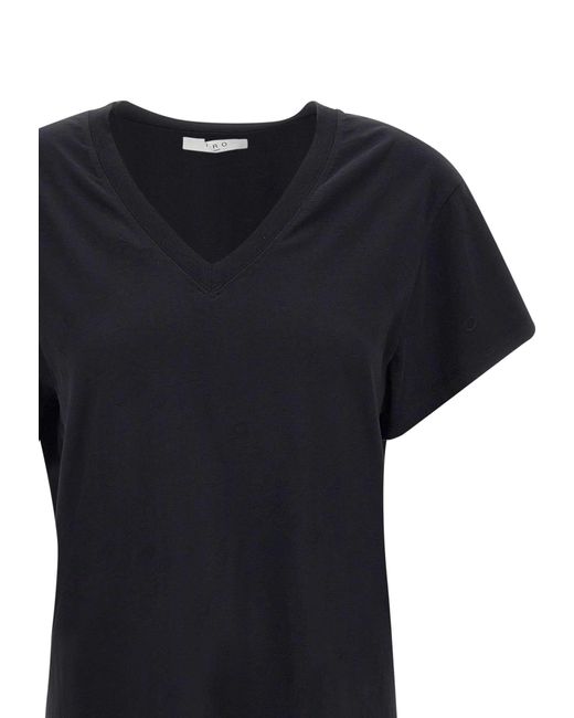 IRO Black Jolia Cotton T-Shirt