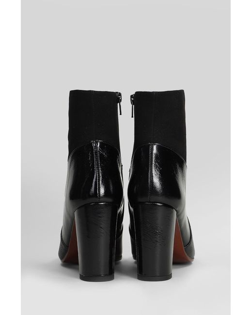 Chie Mihara Black Etyu High Heels Ankle Boots