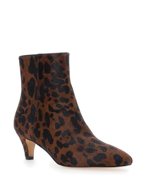 Twinset Brown Ankle Boots Polyurethane