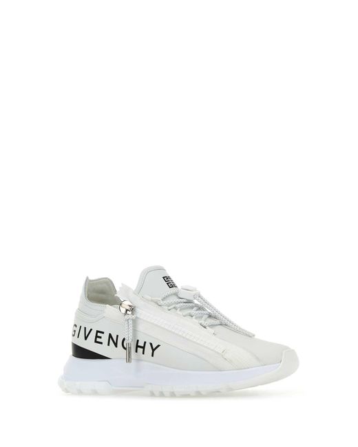 Givenchy White Leather Spectre Sneakers