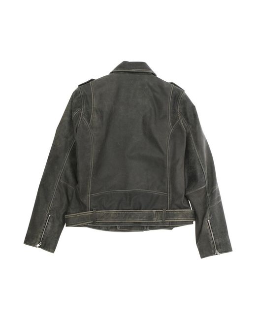 Marni Gray Kids Jacket Leather Goat for men