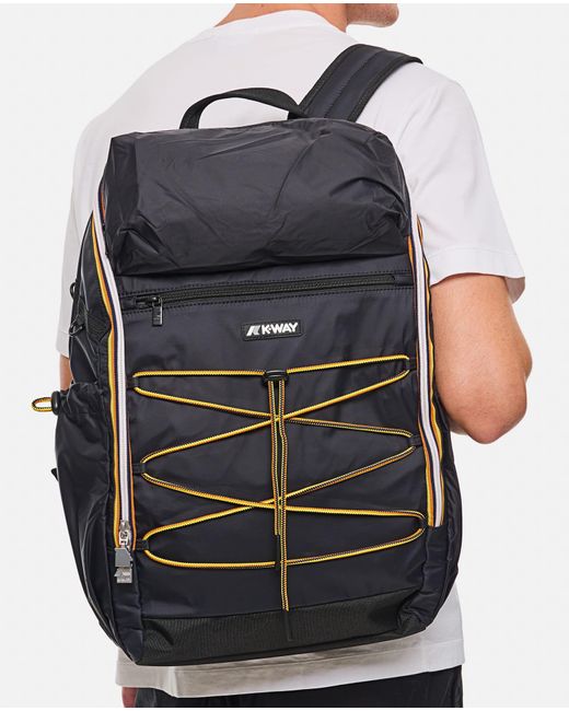K-Way Black Backpack Monte Limar for men