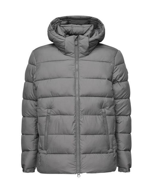 Save The Duck Gray Coats Polyester for men
