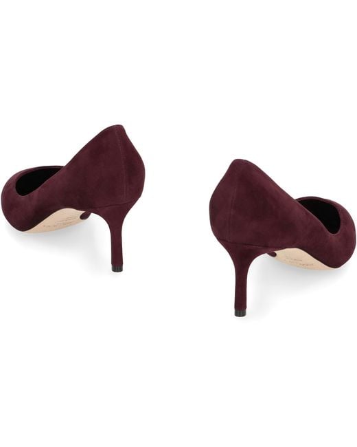 Jimmy Choo Brown Romy 60 Suede Pumps Goatskin