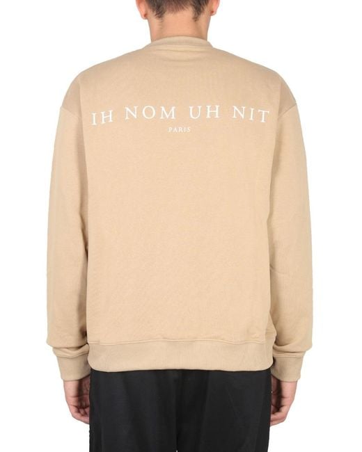 Ih Nom Uh Nit White Crewneck Sweatshirt for men