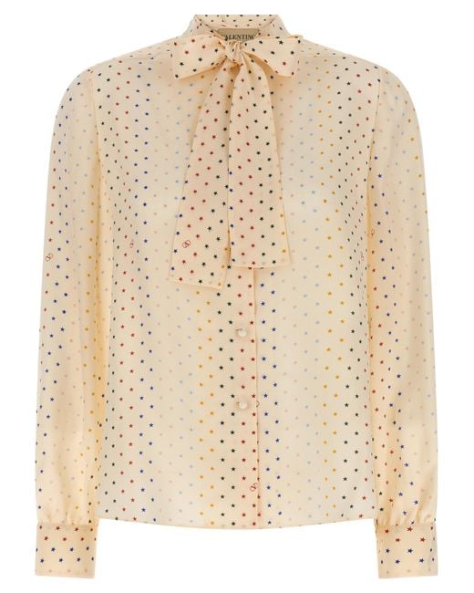 Valentino Garavani Natural Silk Blouse