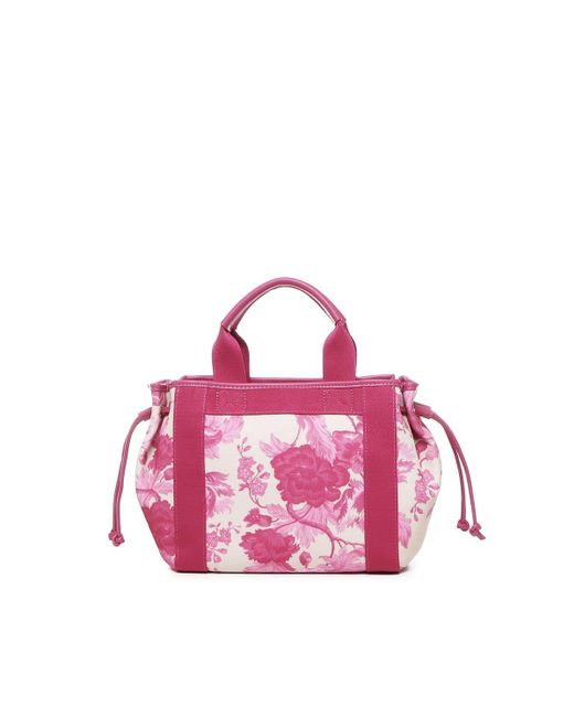 V73 Pink Anemone Shopping Bag