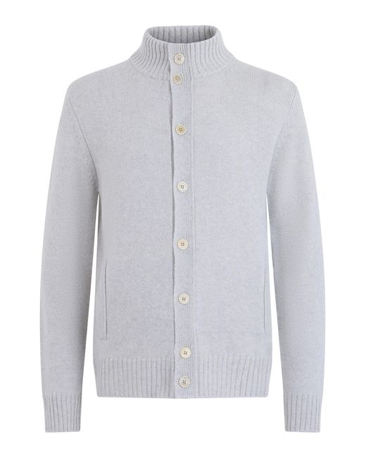 Slowear White Virgin Wool Cardigan Cardigans for men