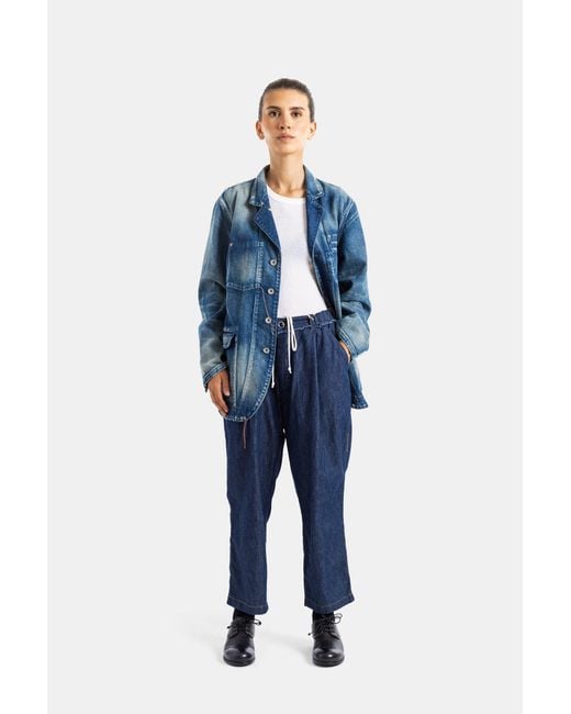 COTTLE Blue Jean Gurkha Denim 8Oz Foncé
