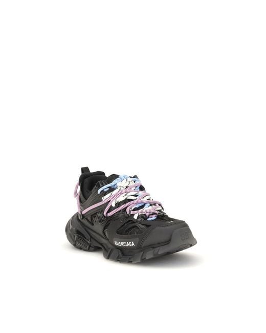 Balenciaga Black Polyester Athletic Sneakers