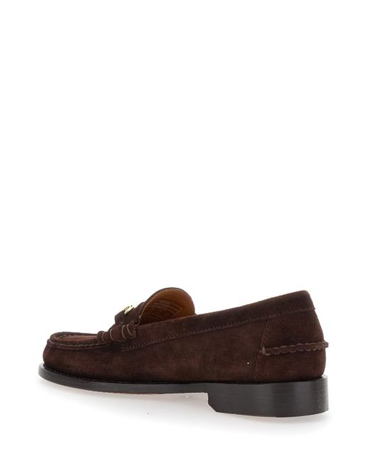 Sebago Brown Joe Modena Pull-On Loafers With Horsebit Detail for men