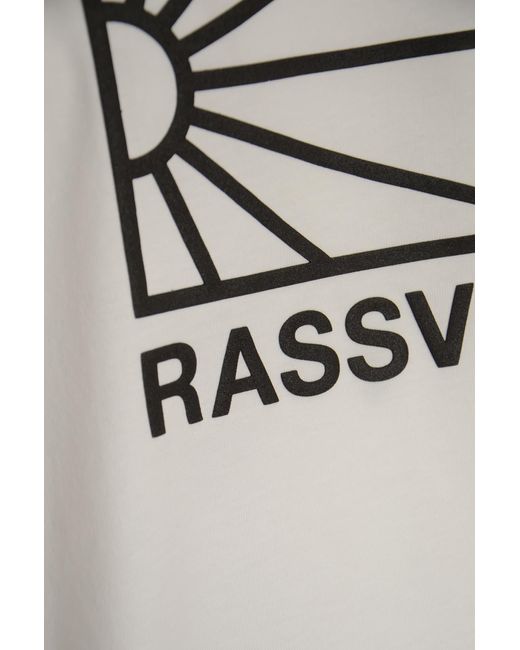Rassvet (PACCBET) White Chest Logo Round Neck T-Shirt for men
