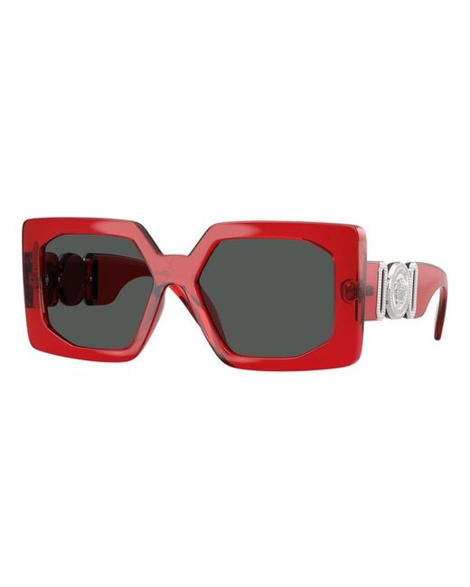 Versace Red Injected Sunglasses