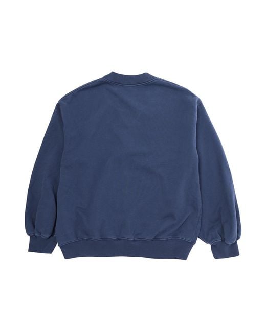 Chloé Blue Crewneck Sweatshirt Cotton Hoods & Sweatshirts