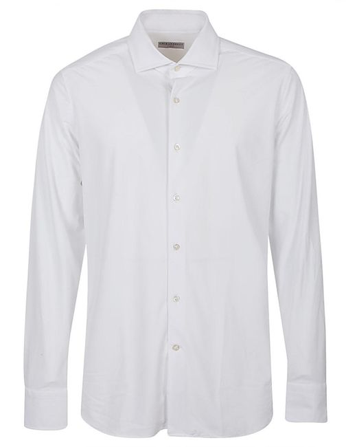 Sonrisa White Long-Sleeves Shirt for men
