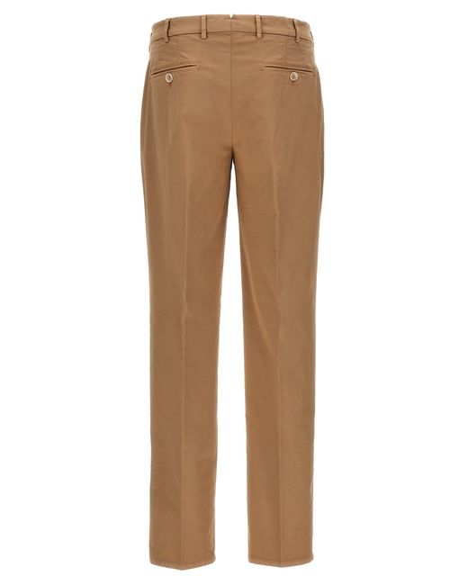 Brunello Cucinelli Natural Garment-dyed Trousers Pants for men