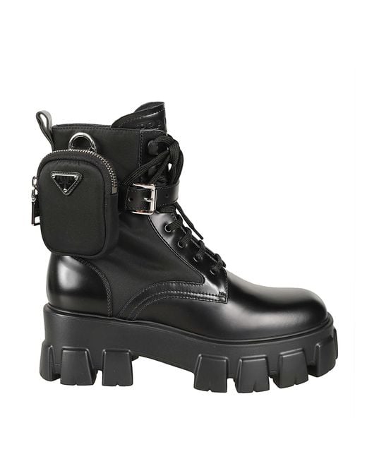 Prada women's boots black 2025