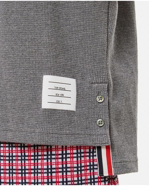 Thom Browne Gray Cotton Button Down Shirt for men