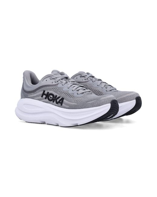 Hoka One One Gray Bondi 9 for men