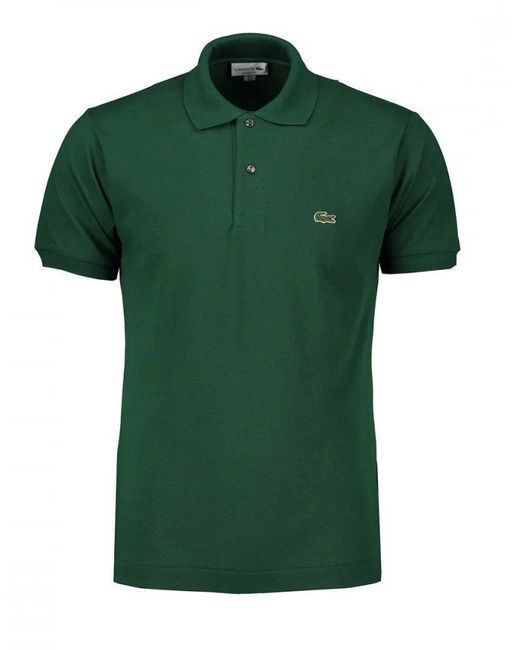 Lacoste Green Original L.12.12 Piqué Short-Sleeved Polo Shirt for men