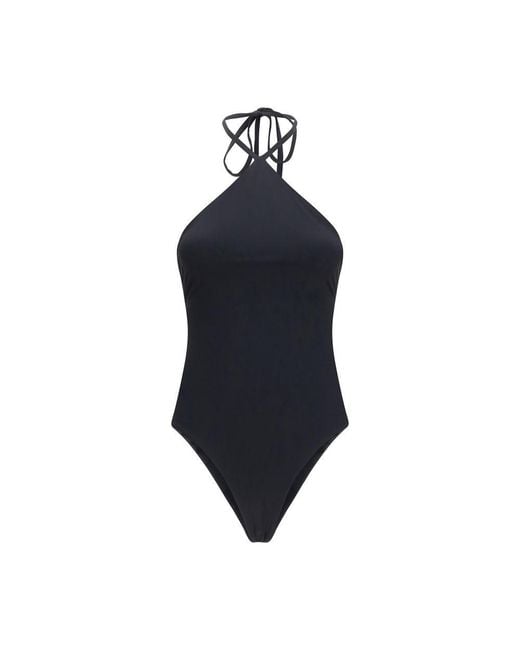 Jacquemus Blue Polyamide One-Piece Swimsuit
