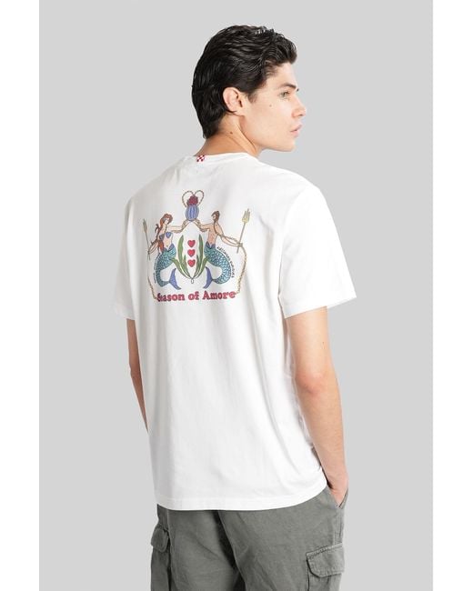 Mc2 Saint Barth White Tshirt T-Shirt for men