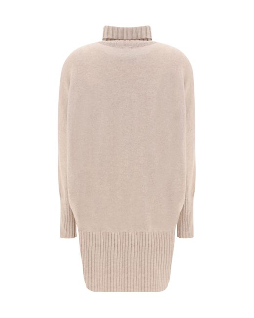 Malo White Turtleneck Sweater