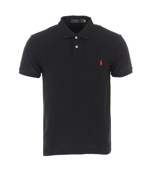 Polo Ralph Lauren Polo Shirt in Black for Men | Lyst