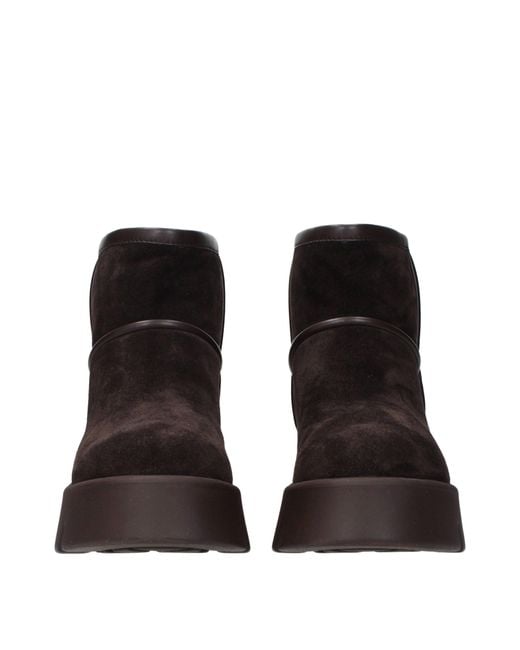 Gianvito Rossi Black Leather Ankle Boots