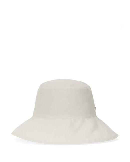 Helen Kaminski White Daintree Bucket Hat