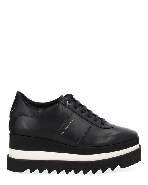 Stella McCartney Black Sneak Elyse Sneaker Polyurethane Trainers