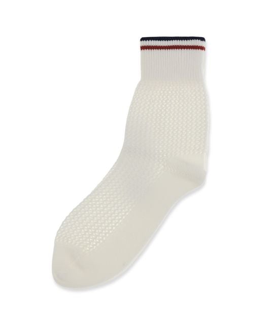 Brunello Cucinelli White Knitted Socks