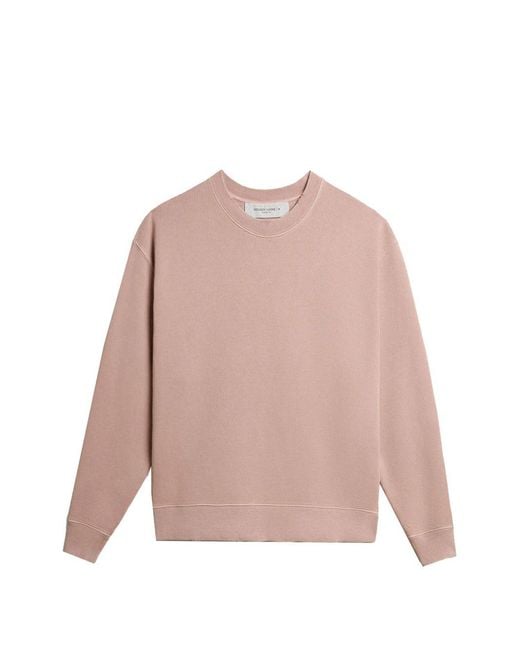 Golden Goose Deluxe Brand Pink Crewneck Full Sleeves Sweatshirt