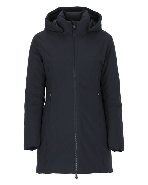 Save The Duck Blue Rachel Long Padded Jacket