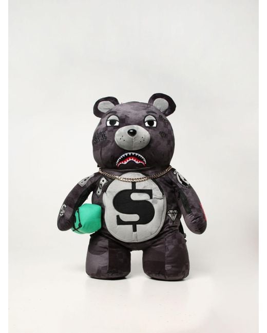 Sprayground Synthetic Backpack Teddy Bear Backpack in Black for Men Lyst