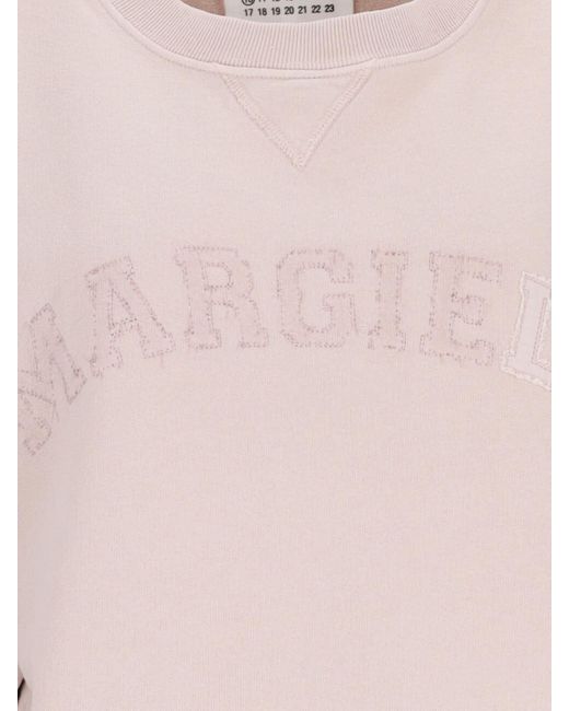 Maison Margiela Pink Logo Sweatshirt