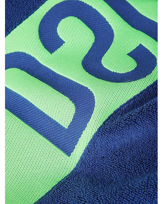 DSquared² Blue D2 Logo Beach Towel