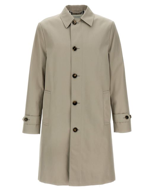 Burberry Natural Medium Car Coat for men