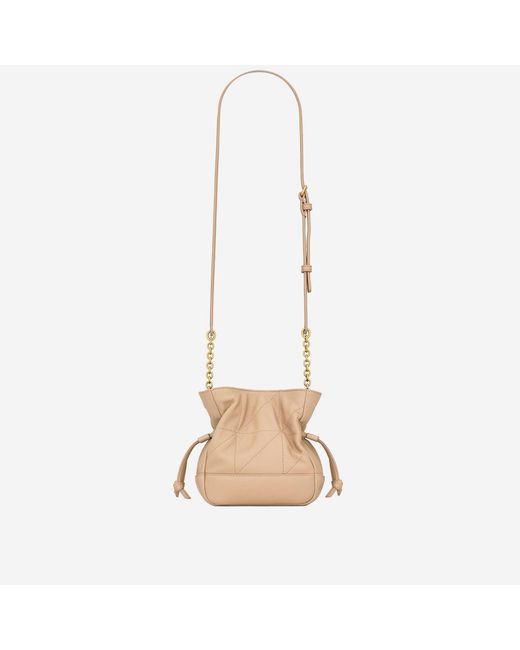 Saint Laurent White Leather Clutch Shoulder Bags