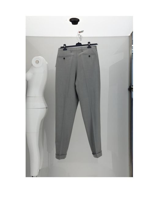 Dior Gray Trousers Viscose for men