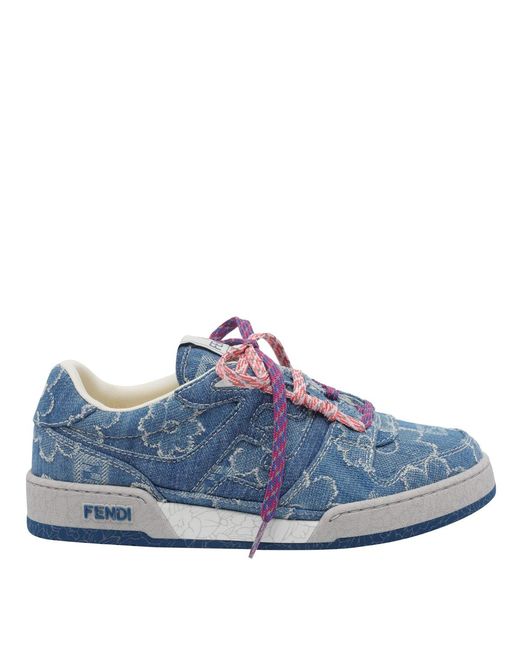 Fendi Blue Match Sneakers