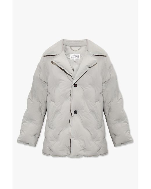 Maison Margiela Gray Quilted Jacket for men