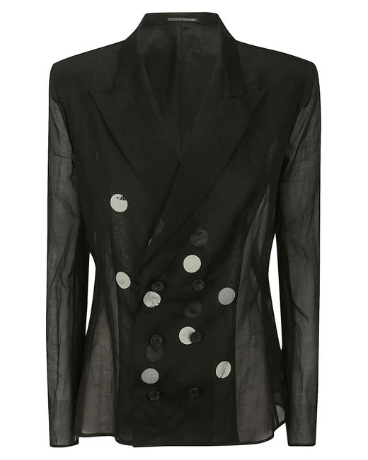 Yohji Yamamoto Black 6B Double Jacket