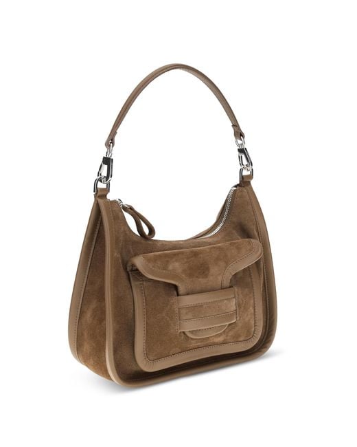 Pierre Hardy Brown Alpha Day Miss Leather Shoulder Bag Calf Bos Taurus