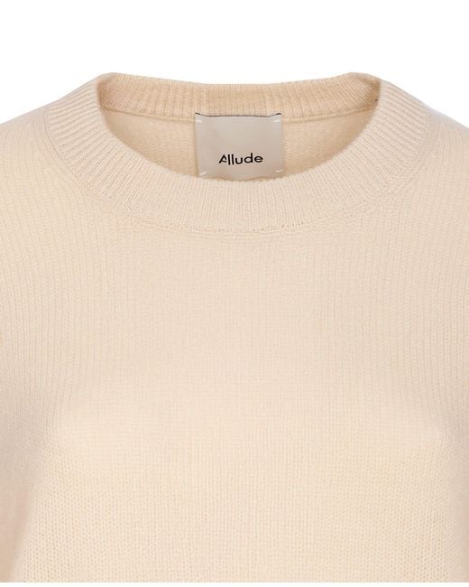 Allude White Sweater
