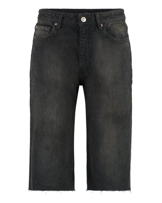 Balenciaga Gray Cotton Bermuda Shorts for men