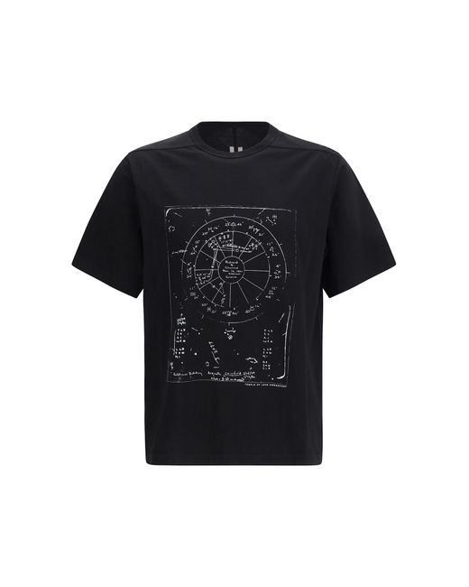 Rick Owens Black Brad T-Shirt for men