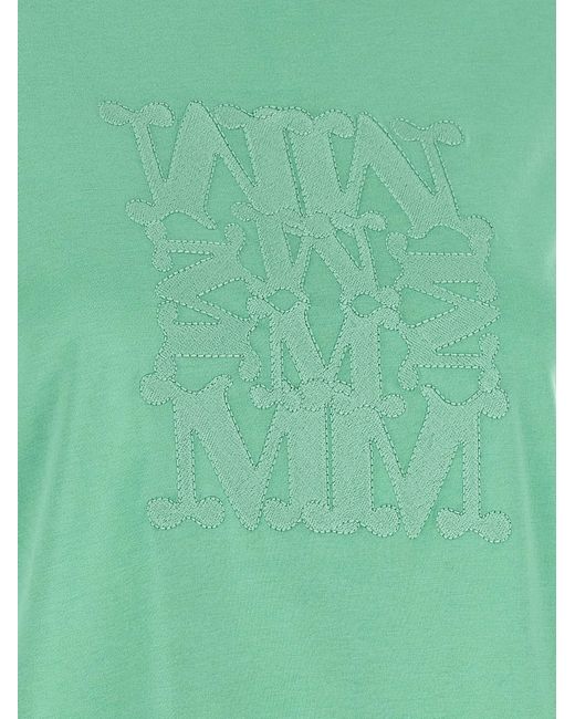 Max Mara Green Cotton T-Shirt