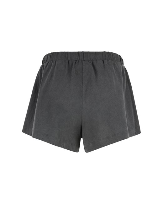 The Great Gray Cotton Shorts