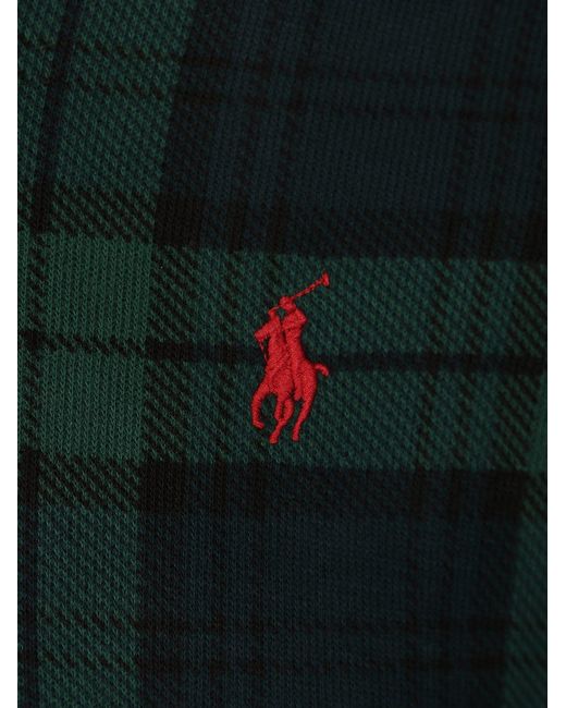Ralph Lauren Green Watch Cotton Polo Shirt for men